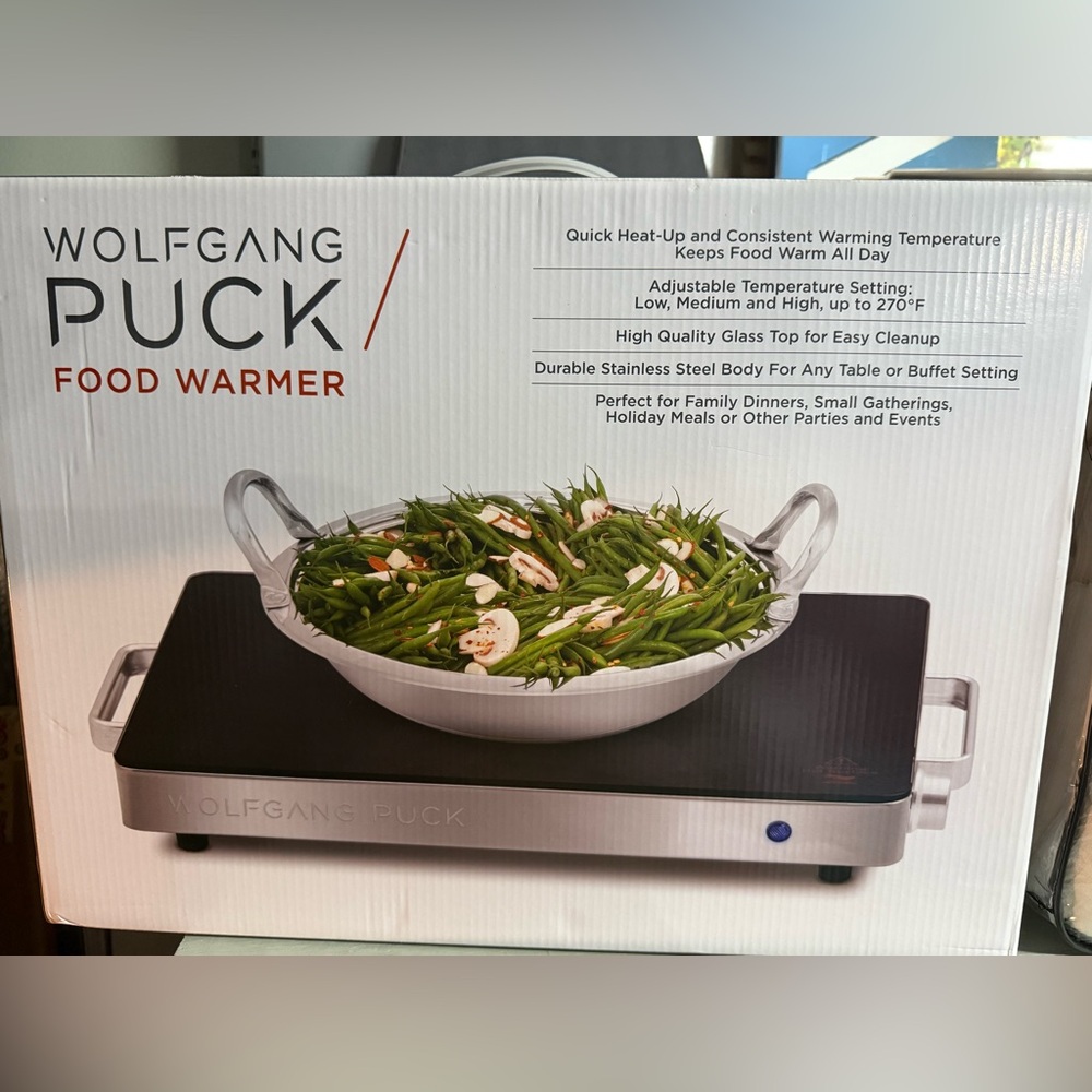 Wolfgang Puck Food Warmer with Stainless Steel Body